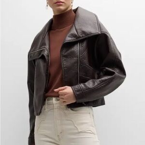 Mother Faux Leather Jacket